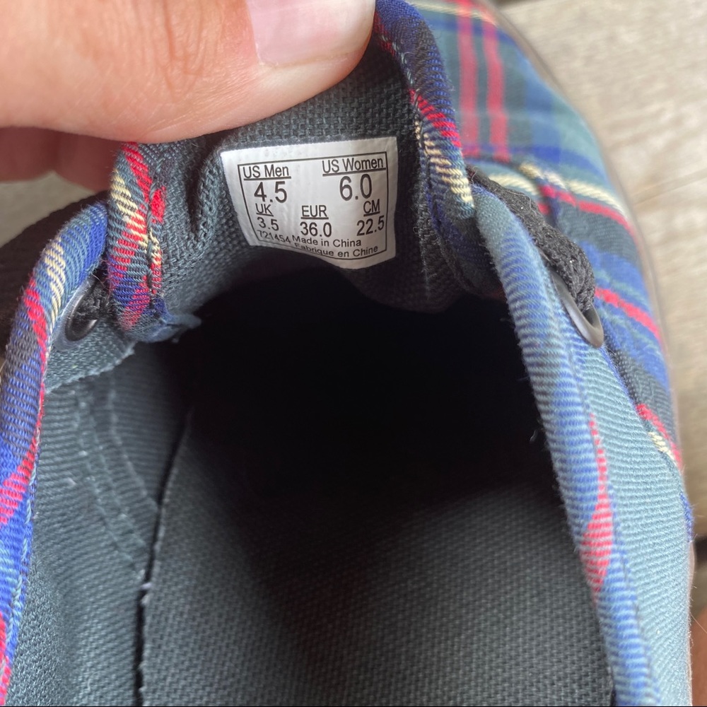 Like New || Tartan Plaid Vans - Picture 8 of 12